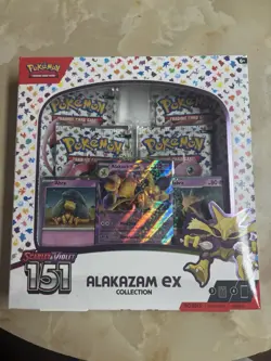 TCG Scarlet & Violet Pokemon 151 Alakazam ex Collection Box Sealed NEW 🔥 - Image 1