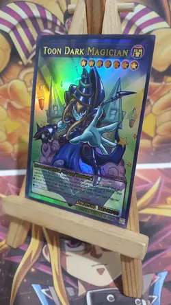 Cartes Toon Dark Magician ACG Waifu Card Holo Anime Yug V3 - Image 4