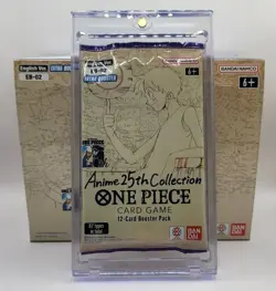 One Piece TCG Extra Booster: Anime 25th Collection (EB-02) English Booster Pack - Image 1
