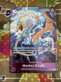 Monkey.d.luffy P-099 NM English Promo One Piece - Image 1