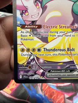 Ionos Bellibolt Ex 183/159 Pokemon Card From Journey Together Pack Fresh NM - Image 5