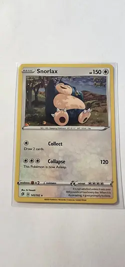 Snorlax - (Cosmos Holo) Promo Miscellaneous Cards & Products 141/192 NM Holo - Image 1