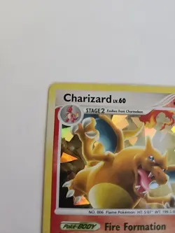 Charizard Platinum Arceus Promo Cracked Ice Holo 1/99 Pokemon Card 2009 - Image 2