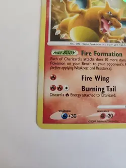 Charizard Platinum Arceus Promo Cracked Ice Holo 1/99 Pokemon Card 2009 - Image 4