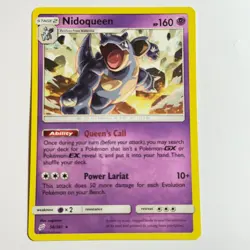 Nidoqueen 56/181 Rare Regular Card SM - Team Up Pokemon TCG LP - Image 1
