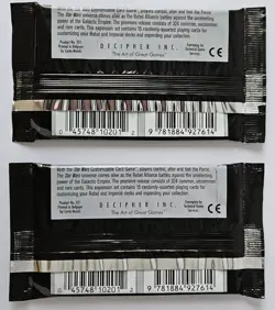 (2) STAR WARS CCG PREMIERE FACTORY SEALED BOOSTER PACKS OF 15 CARDS - Image 2