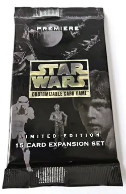 (2) STAR WARS CCG PREMIERE FACTORY SEALED BOOSTER PACKS OF 15 CARDS - Image 3