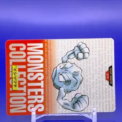 Geodude TCG Pocket Monster Collection Card Bandai Japanese Made In Japan F/S - Image 2