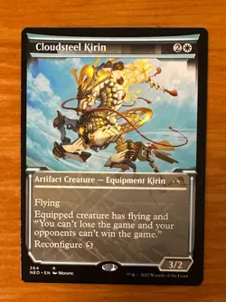 Cloudsteel Kirin - Kamigawa: Neon Dynasty NEO - MTG Showcase Art - Image 1