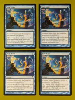 Turn Aside x4 Scars of Mirrodin 4x Playset Magic the Gathering MTG - Image 1