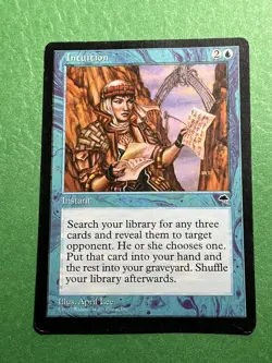 **Intuition** Tempest ~ MTG: Magic the gathering -Moderately Played- (MP) - Image 1