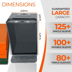 100+ MTG Deck Box - Durable, Modular Commander Deck Box with Magnetic Closure, F - Image 2