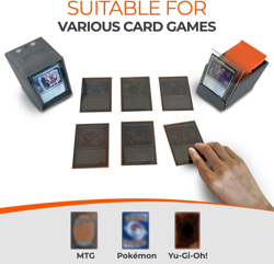 100+ MTG Deck Box - Durable, Modular Commander Deck Box with Magnetic Closure, F - Image 5