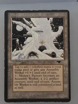 Mishra's Factory (Winter) - MTG: Magic the Gathering - Antiquities - MP- - Image 1