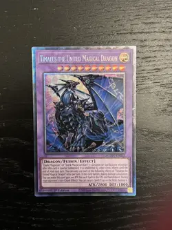 MZMU-EN012 Timaeus the United Magical Dragon Collector's Rare YuGiOh - Image 1