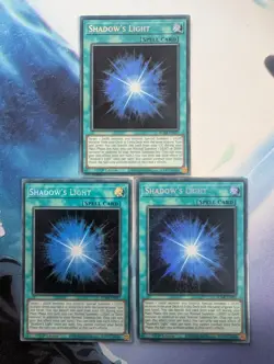 YuGiOh! Shadow's Light BLMR-EN037 Secret Rare x3 PLAYSET 1st Ed - Image 1