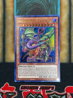 Yugioh Archnemesis Eschatos ETCO-EN009 Ultra Rare 1st Ed NM - Image 1