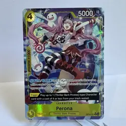 One Piece Perona OP14-111 SR Alternate Art - The Azure Sea's Seven - English - Image 1
