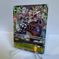 One Piece Perona OP14-111 SR Alternate Art - The Azure Sea's Seven - English - Image 3