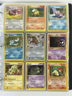 Pokemon Card Collection VTG Binder Holo Rare 1st E-Reader WoTC Deoxys Vaporeon - Image 1