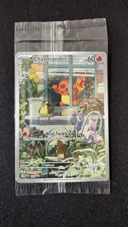 Sealed 2023 ✨ Charmander 044 Black Star Promo 🪟 Obsidian Flames Pokemon Card 🔥 - Image 1