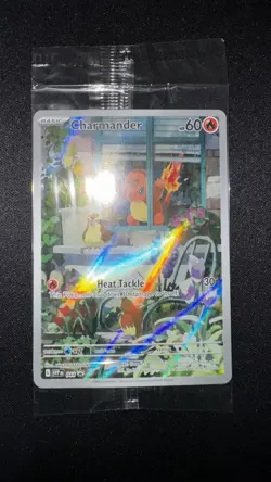 Sealed 2023 ✨ Charmander 044 Black Star Promo 🪟 Obsidian Flames Pokemon Card 🔥 - Image 2