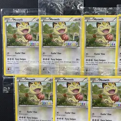 Pokemon TCG Meowth 67/108 Build-a-Bear Workshop Stamped Promo Card New & Sealed - Image 2