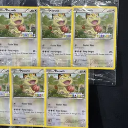 Pokemon TCG Meowth 67/108 Build-a-Bear Workshop Stamped Promo Card New & Sealed - Image 3