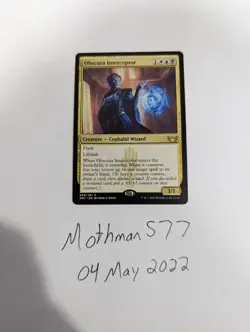 Obscura Interceptor | Streets of New Capenna Magic the Gathering MTG NM/M Card - Image 1