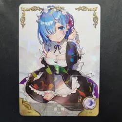 Rem Re:Zero Goddess Story WAIFU ANIME CARD - Image 1