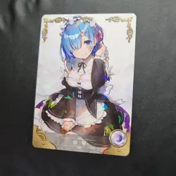 Rem Re:Zero Goddess Story WAIFU ANIME CARD - Image 2