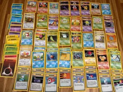 Large Lot Pokemon Cards Base Set 2 Cards 33 -130 Excellent Run /130 - Image 1