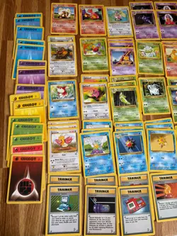 Large Lot Pokemon Cards Base Set 2 Cards 33 -130 Excellent Run /130 - Image 2