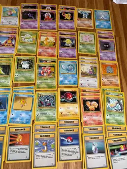 Large Lot Pokemon Cards Base Set 2 Cards 33 -130 Excellent Run /130 - Image 3