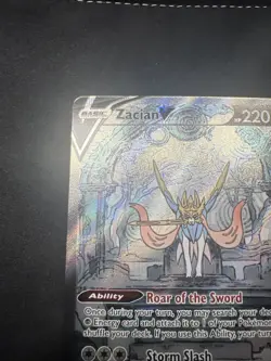 Pokemon TCG Zacian V Crown Zenith: Galarian Gallery NM Card #GG48 Ultra Rare - Image 2