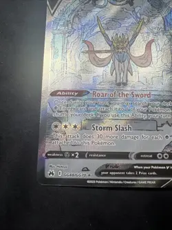 Pokemon TCG Zacian V Crown Zenith: Galarian Gallery NM Card #GG48 Ultra Rare - Image 5