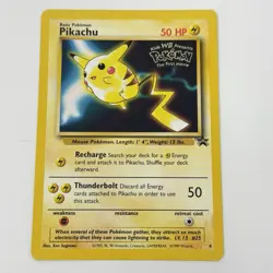Pokemon Kids WB Promo The First Movie Cards Electabuzz Mewtwo Pikachu Dragonite - Image 4