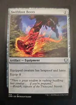 Swiftfoot Boots Commander Legends MTG Regular Near Mint - Image 1