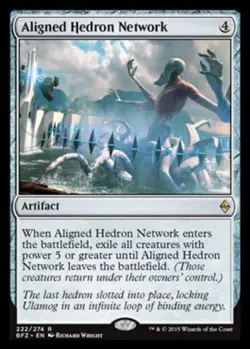 x1 Aligned Hedron Network - Foil R MTG Battle For Zendikar M/NM, English - Image 1