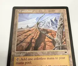 Magic The Gathering Wasteland Tempest Land MTG LP/NM Vintage - Image 2