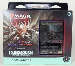 Magic The Gathering Duskmourn Endless Punishment Commander Deck NEW SEALED - Image 1