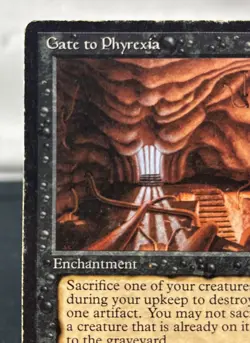 Magic the Gathering (MTG) Gate to Phyrexia - Antiquities Uncommon 1994 HP - Image 3