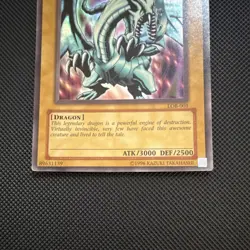 Yu-Gi-Oh! Blue-Eyes White Dragon LOB-EN001 Legend Ultra Rare Unlimited 3000/2500 - Image 3