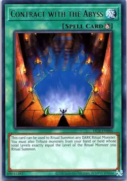Yugioh: Contract With The Abyss - DCR-EN086 - Rare - Unlimited 25th Reprint - NM - Image 1