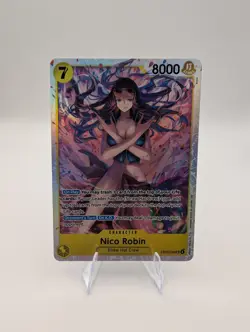 Nico Robin EB03-055 SR Foil English One Piece TCG Card Near Mint - Image 1