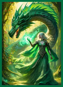 100 PCS MTG Card Sleeves with 100 PCS Perfect Fit Sleeves, Art Matte Card Sleeve - Image 1