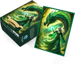 100 PCS MTG Card Sleeves with 100 PCS Perfect Fit Sleeves, Art Matte Card Sleeve - Image 2