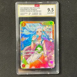 Nefeltari Vivi - 2023 One Piece Card Game CCG Trading JPN. OP04-118 SEC BCTC 9.5 - Image 1