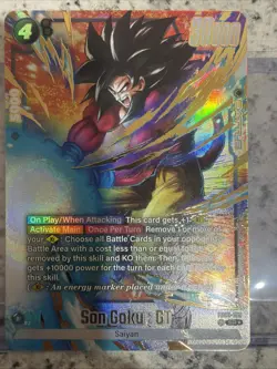 Son Goku GT FB09-100 Alternate Art Dual Evolution Dragon Ball Card English - Image 1