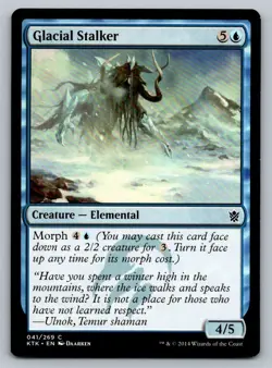 Glacial Stalker Magic The Gathering Kahns of Tarkir 2014 MTG Card FREE SHIPPING - Image 3